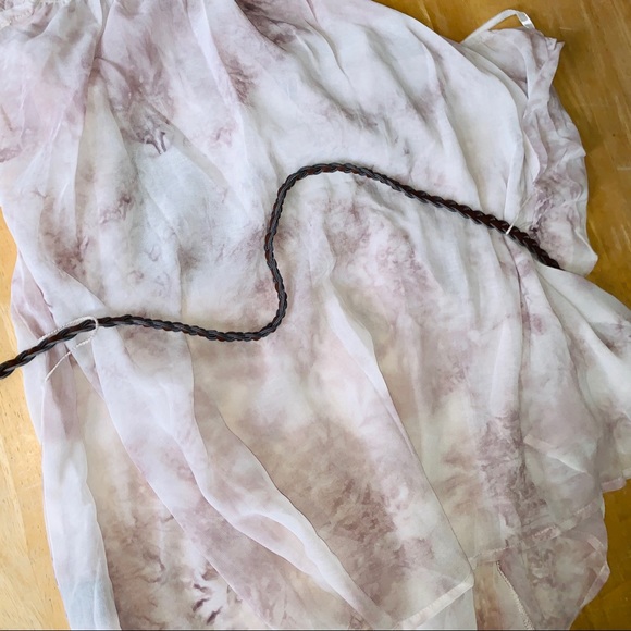 Love Stitch Mauve and White Marble Belted Tank - Picture 4 of 8